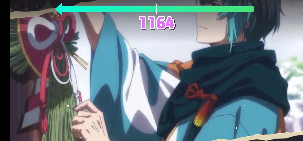 An image of Barbatos in a yukata from his New Year's card animation.