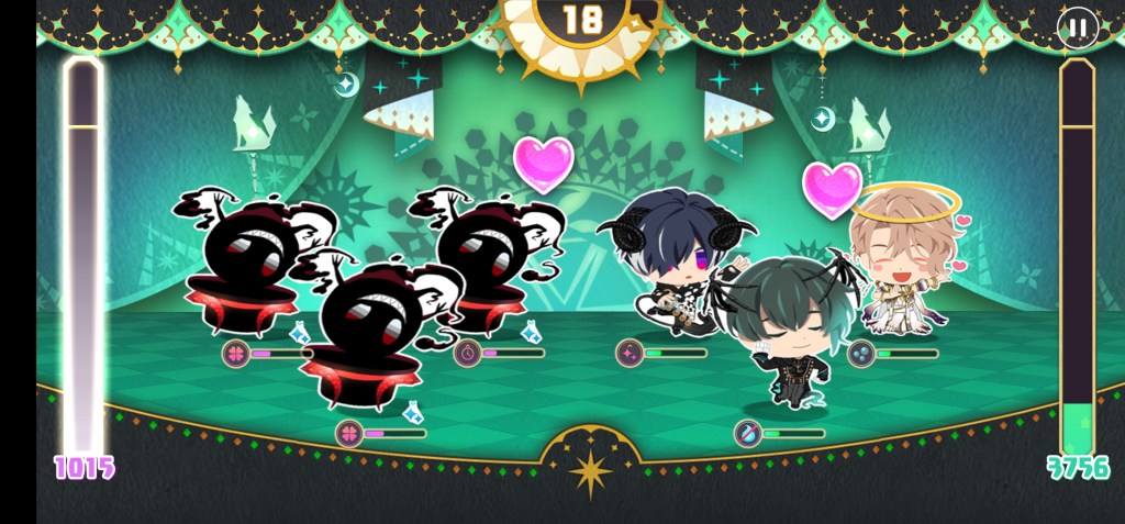 An image of the Obey Me! One Master to Rule Them All Dance Battle screen